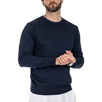 Daniil - blue cotton sweater